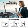 FORTIA Desk Riser Office Shelf Standup Sit Stand Height Standing Laptop Study. – Black