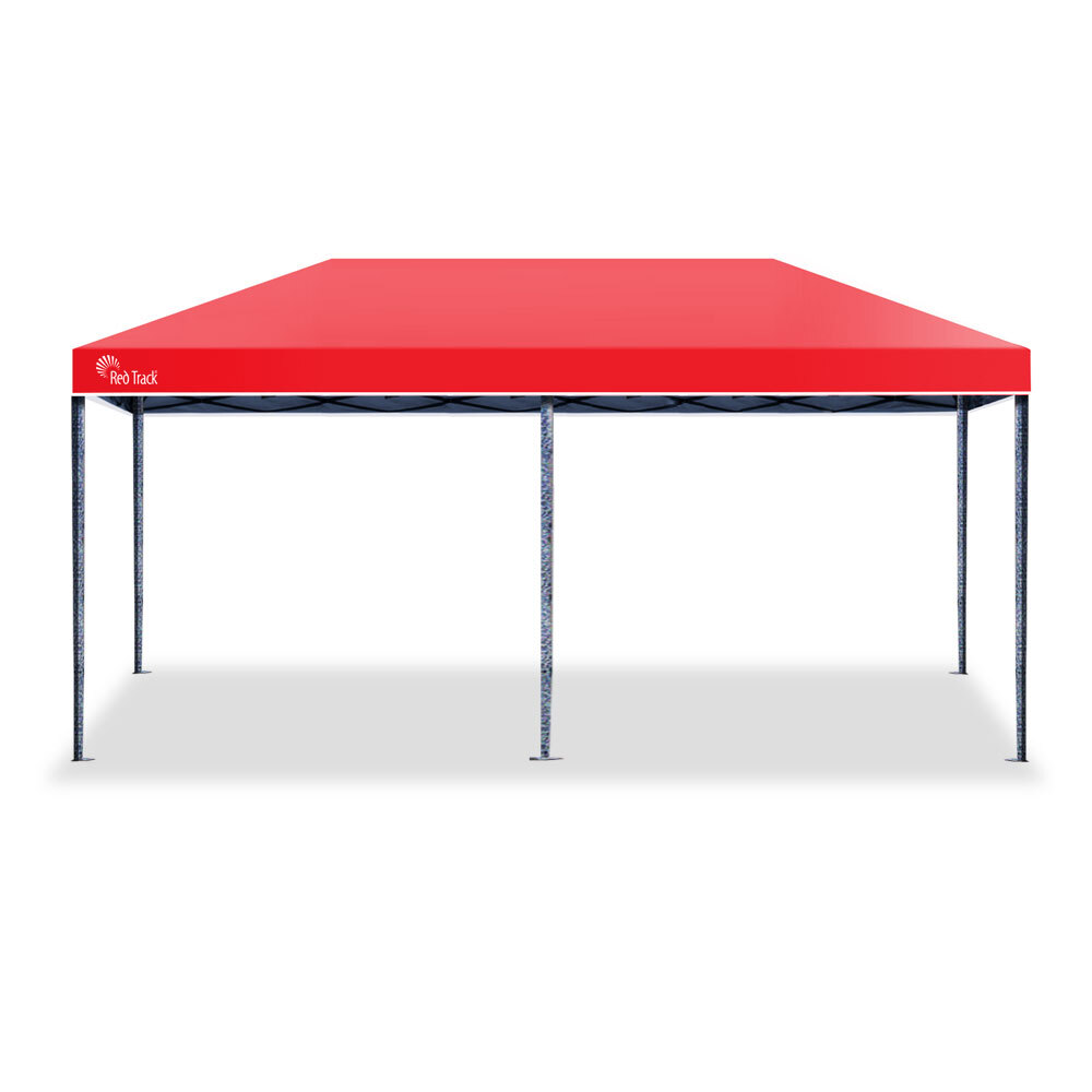 Red Track 3x6m Folding Gazebo Shade Outdoor Foldable Marquee Pop-Up – Green