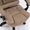 8 Point Massage Chair Executive Office Computer Seat Footrest Recliner Pu Leather – Black