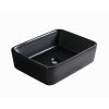 Muriel 48 x 37.5 x 13cm Ceramic Bathroom Basin Vanity Sink Above Counter Top Mount Bowl – Black