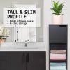 La Bella 119cm Bathroom Storage Cabinet Tall Slim – Black