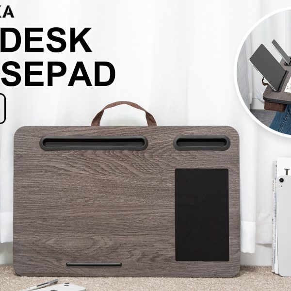Kandaka Acacia Lap Desk Laptop Tablet Stand Cushioned Lapdesk Mousepad