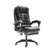 La Bella Massage Footrest Ergonomic Executive Office Chair – Black