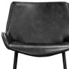 Brando  PU Leather Upholstered Bar Chair Metal Leg Stool