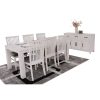 Foxglove Dining Table Solid Mt Ash Wood Home Dinner Furniture – White – 190x100x76 cm