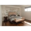 Scarlet 4pc Bed Frame Bedroom Suite Timber Bedside Tallboy Package Set – KING