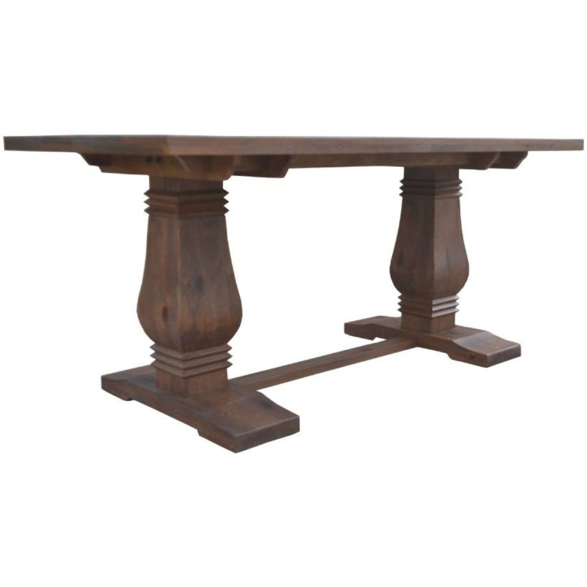 Florence  Dining Table French Provincial Pedestal Solid Timber Wood – 200x100x90 cm