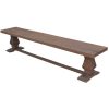 Florence  Dining Table Seat Bench 230cm French Provincial Pedestal Solid Timber – 1