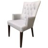 Florence  Carver Fabric Dining Chair French Provincial Solid Timber Wood – 2