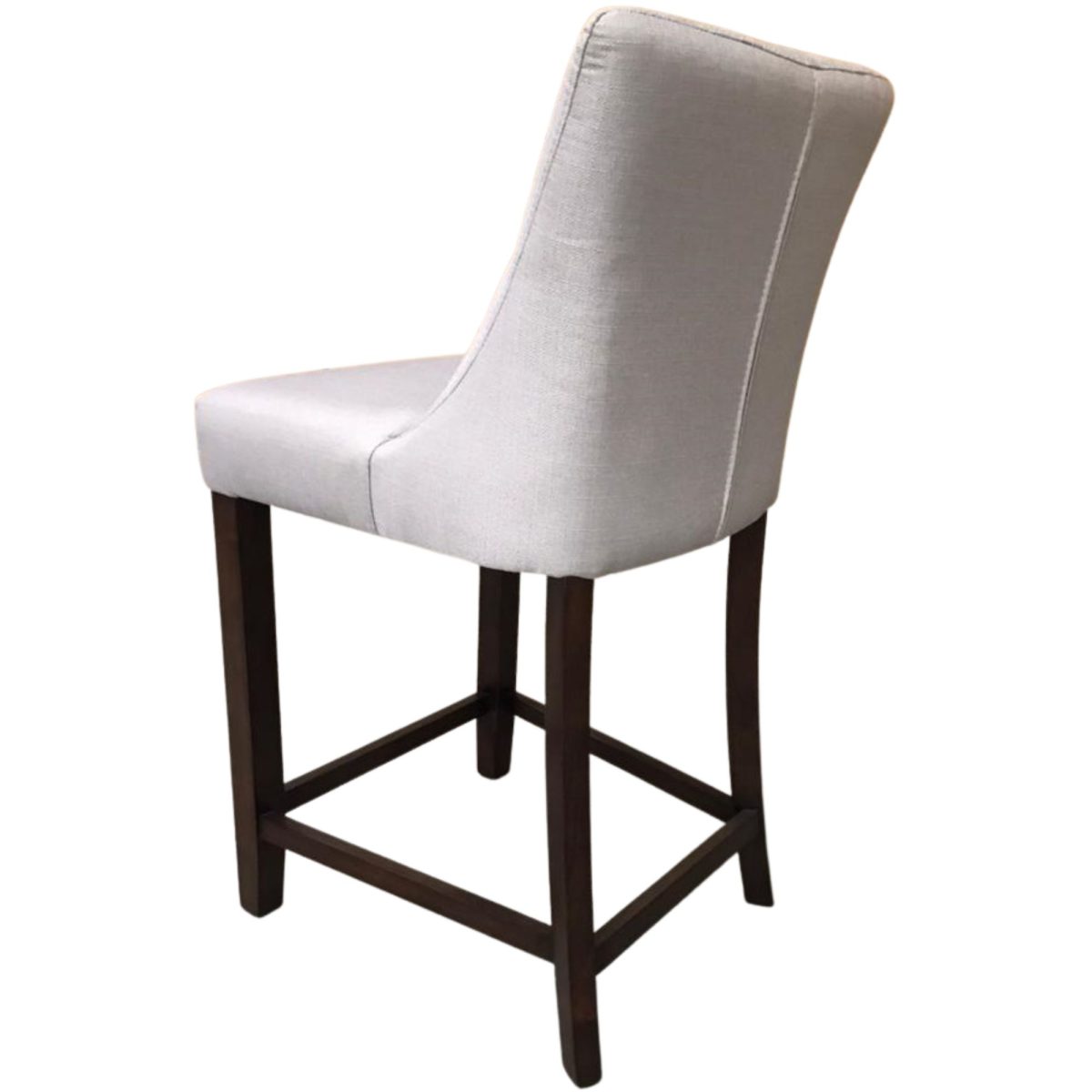 Florence  High Fabric Dining Chair Bar Stool French Provincial Solid Timber – 1