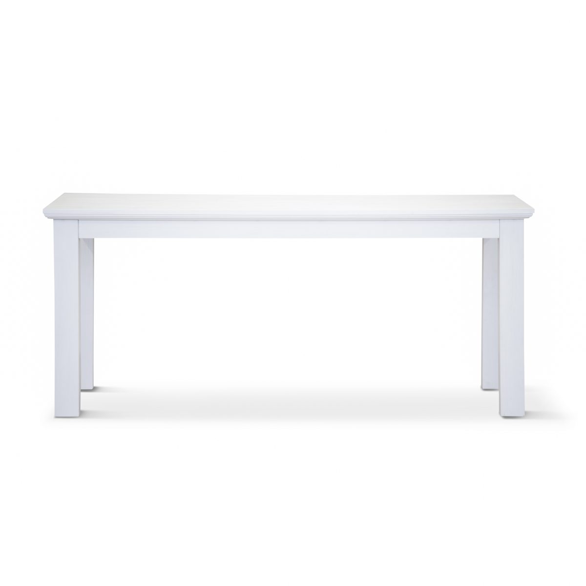 Laelia Dining Table Solid Acacia Timber Wood Coastal Furniture – White – 180x100x77 cm