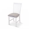 Laelia Dining Chair Solid Acacia Timber Wood Coastal Furniture – White – 2