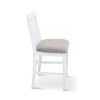 Laelia Tall Bar Chair Stool Solid Acacia Wood Coastal Furniture – White – 2
