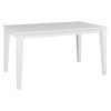 Daisy Dining Table Solid Acacia Timber Wood Hampton Furniture – White – 150x90x77 cm