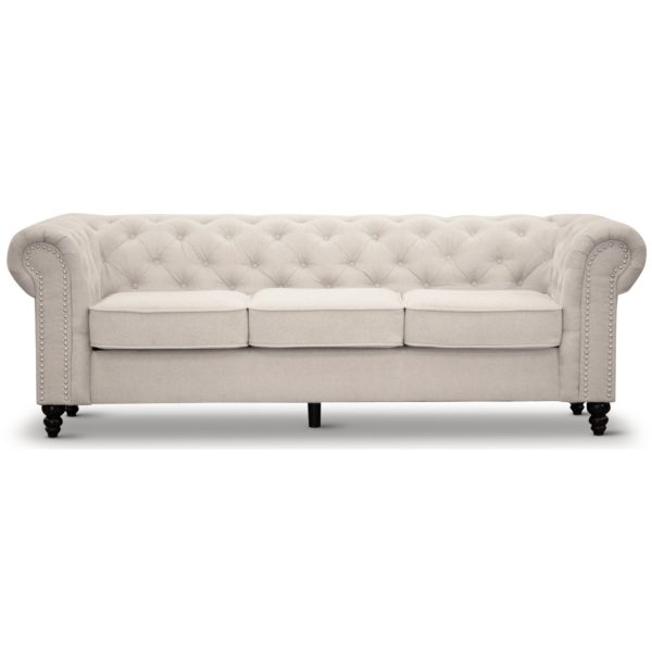 Bridgewater Sofa Fabric Uplholstered Chesterfield Lounge Couch