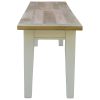 Lavasa Dining Bench Seat Mango Wood French Provincial Farmhouse Furniture