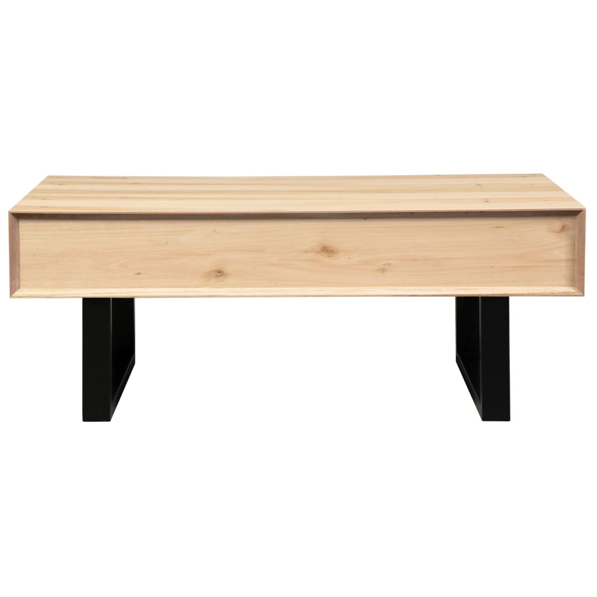 Aconite Coffee Table 120cm 2 Drawers Solid Messmate Timber Wood – Natural