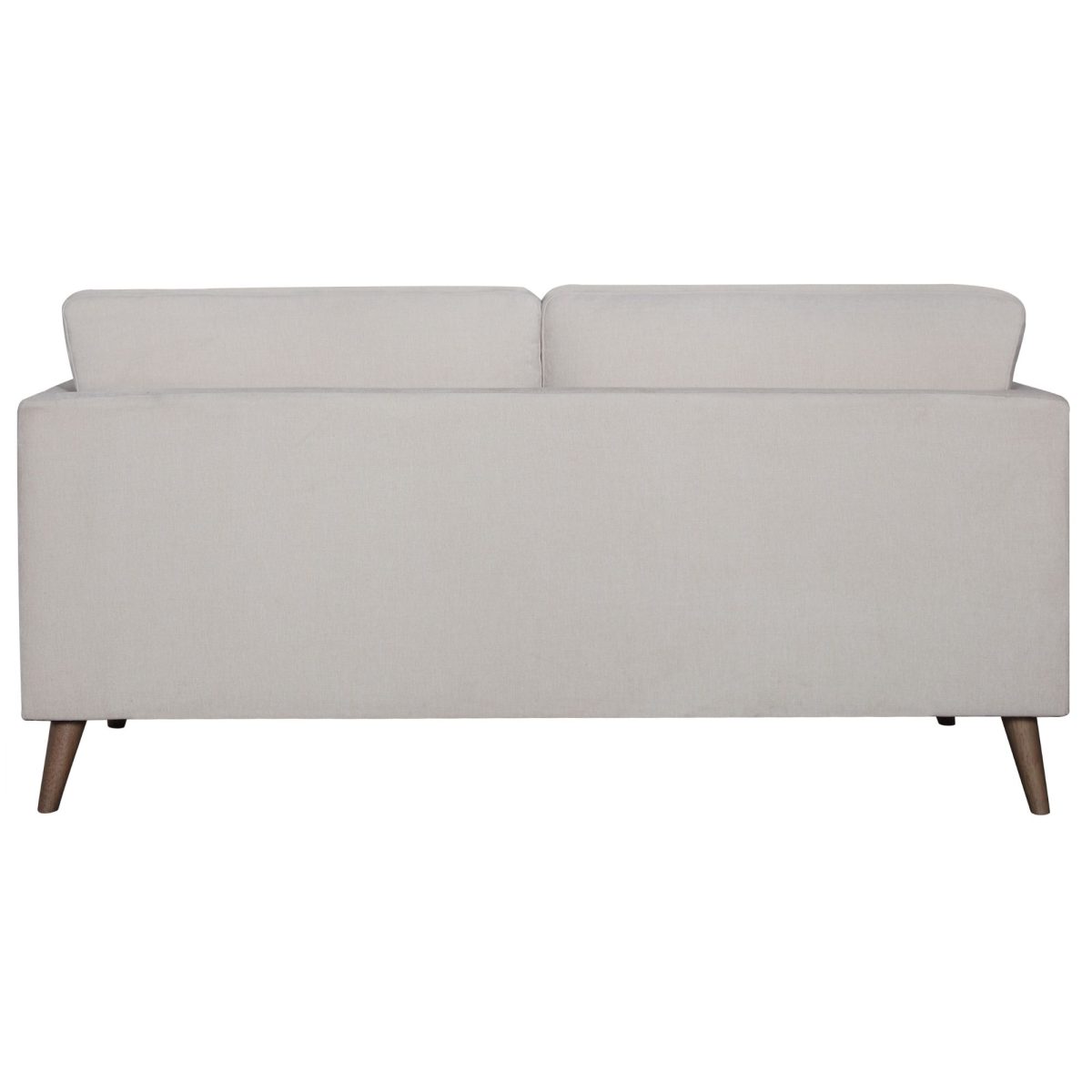 Nooa Sofa Fabric Uplholstered Lounge Couch – Stone – 2 Seater