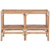 Earthy 120cm Rattan Cane Console Entry Entrance Hallway Table – Natural