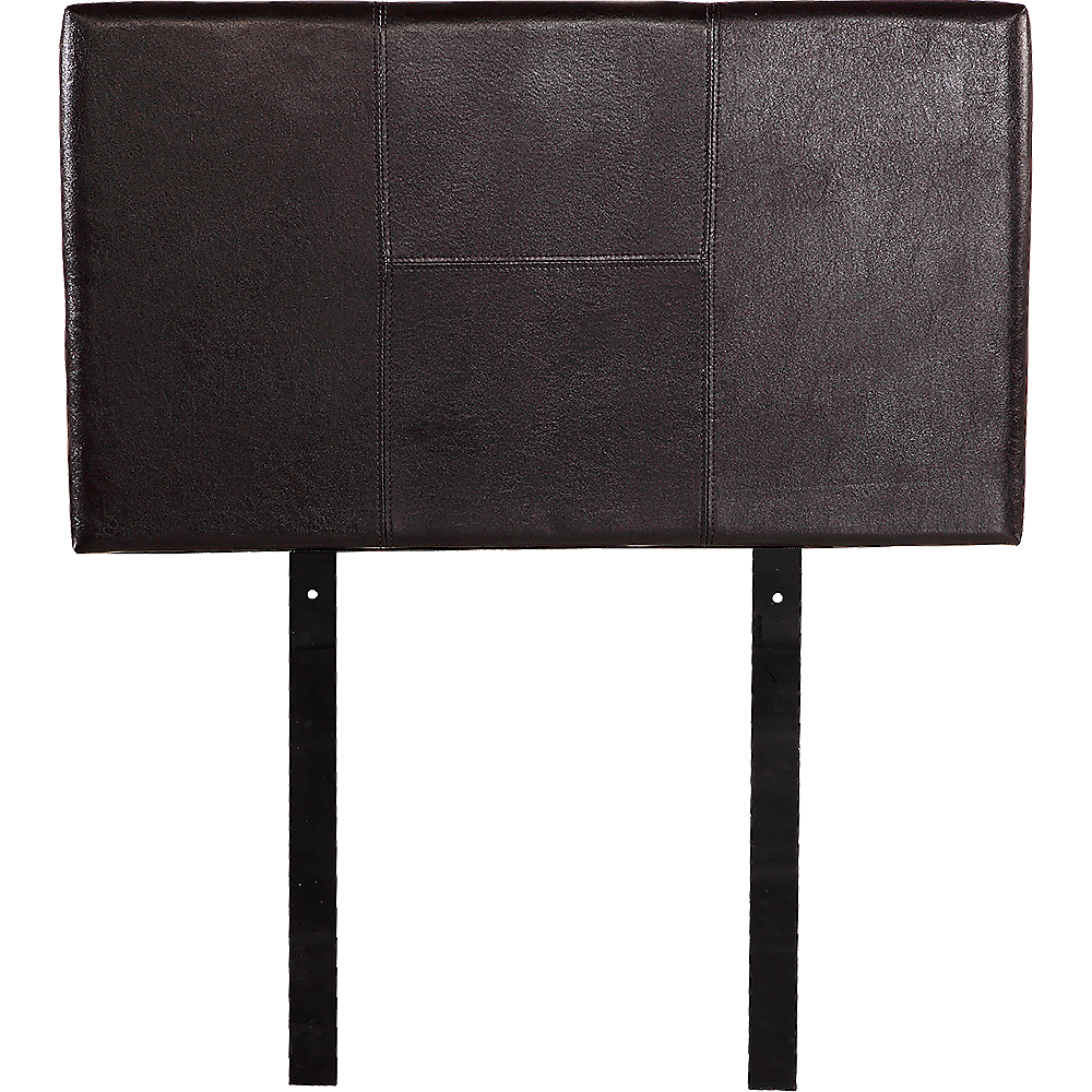 PU Leather Single Bed Headboard Bedhead – Brown