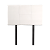 PU Leather Single Bed Headboard Bedhead – White