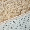 230x200cm Floor Rugs Large Shaggy Rug Area Carpet Bedroom Living Room Mat – Beige