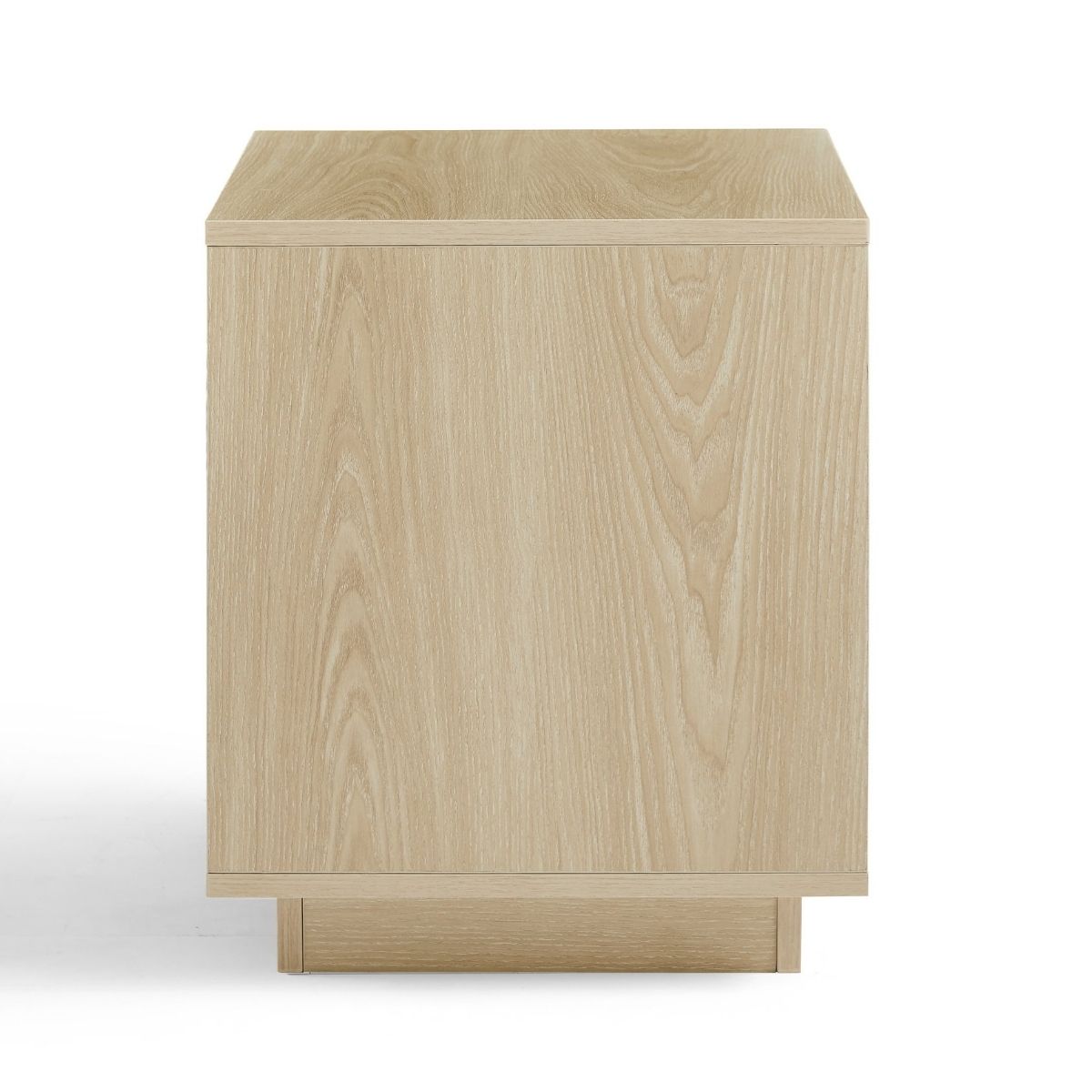 Nola Japandi Style Bedside Table – Oak