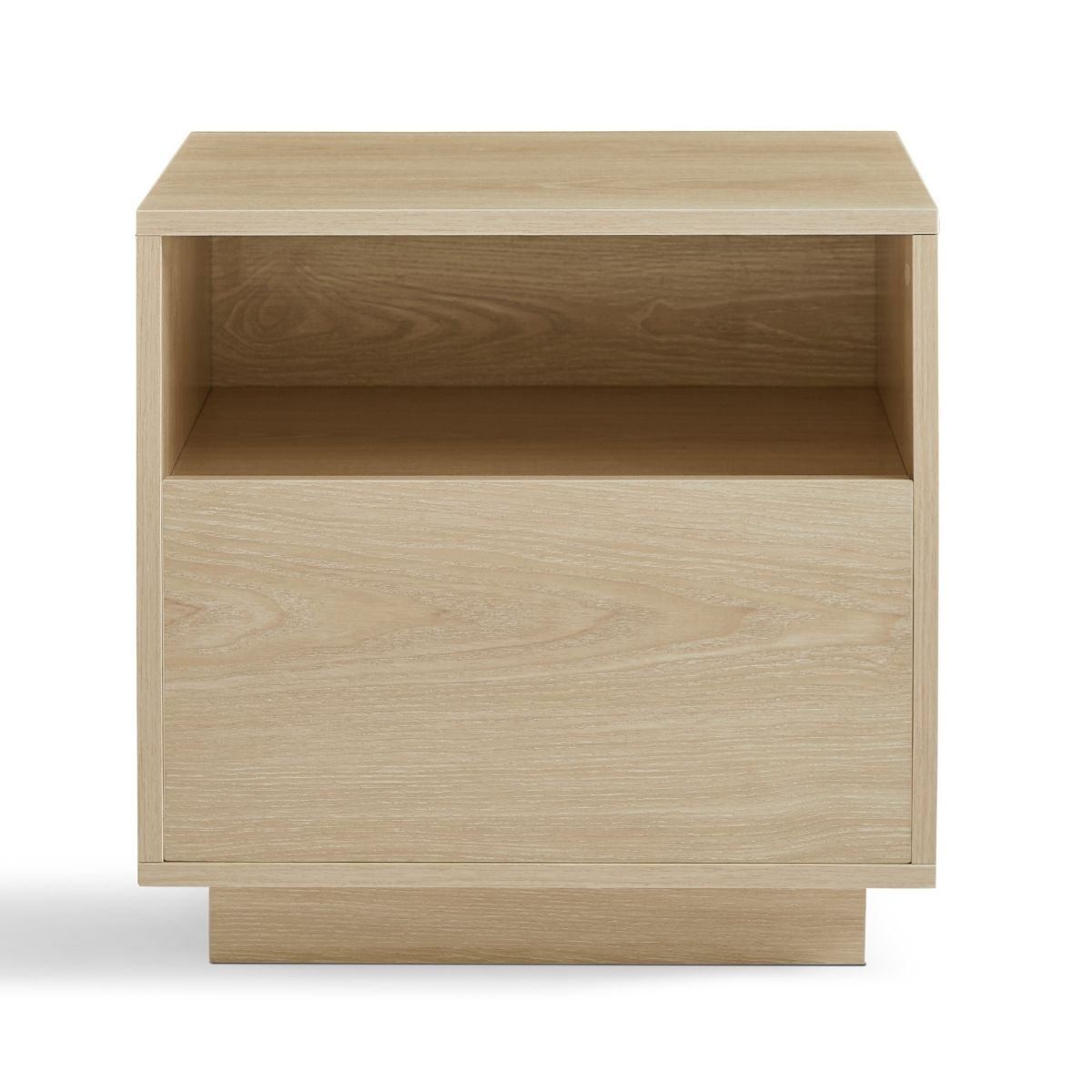 Nola Japandi Style Bedside Table – Oak
