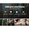Artiss Bed Frame Full Wooden Mattress Base Timber Platform – DOUBLE
