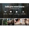 Artiss Bed Frame Full Wooden Mattress Base Timber Platform – SINGLE