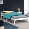 Artiss Bed Frame Full Wooden Mattress Base Timber Platform – SINGLE