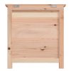 Outdoor Cushion Box 50x50x56 cm Solid Wood Fir