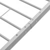 Bed Frame Grey Metal Double Size