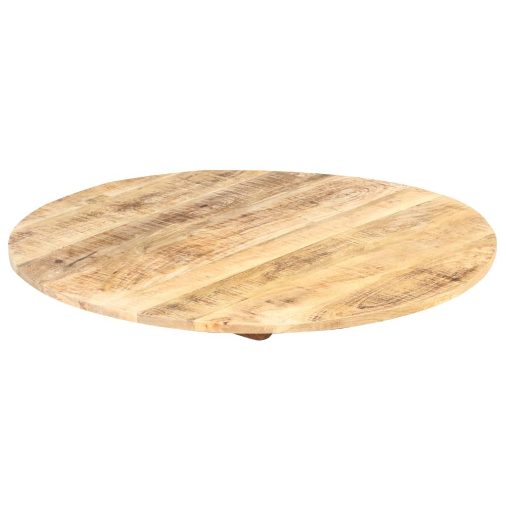 Table Top Solid Mango Wood Round 15-16 mm 50 cm