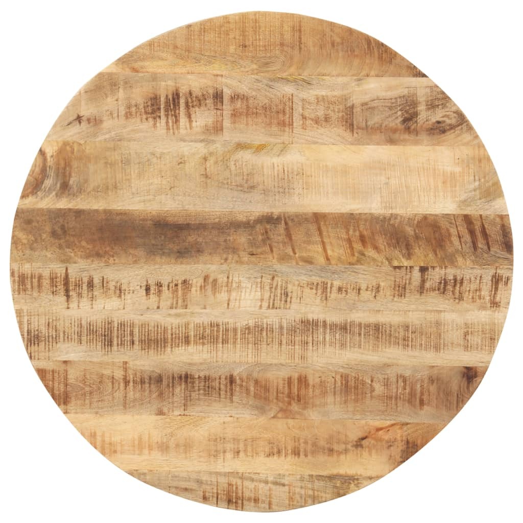 Table Top Solid Mango Wood Round 15-16 mm 50 cm