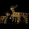 3 Piece Christmas Light Display Reindeers 229 LEDs