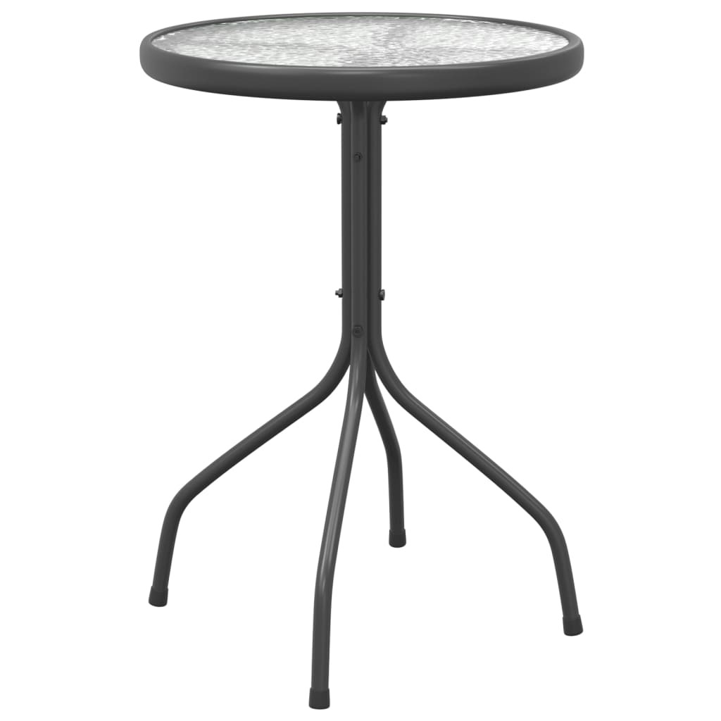 Garden Table Ø50×71 cm Steel Anthracite