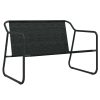 4 Piece Garden Lounge Set with Cushions Anthracite Steel