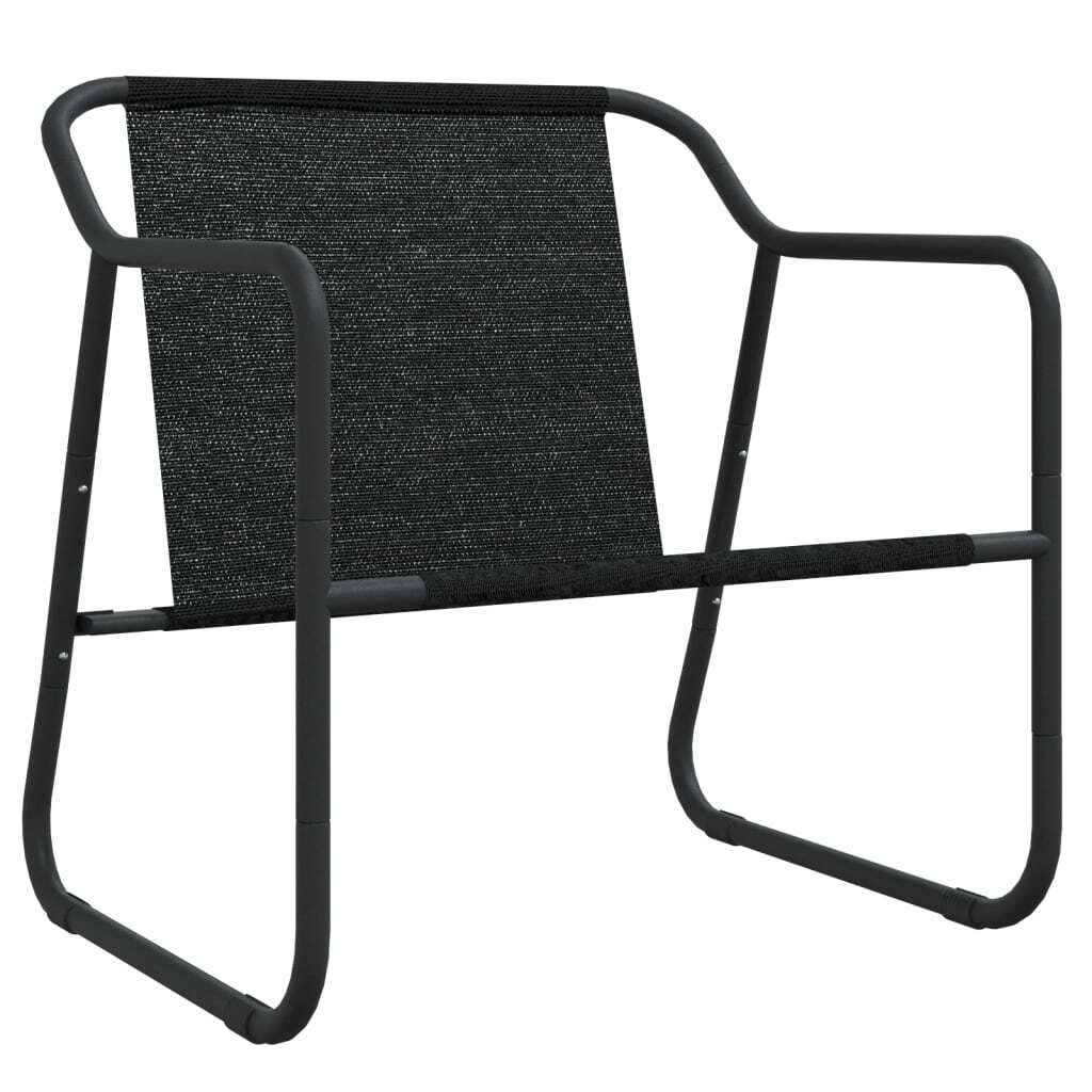 4 Piece Garden Lounge Set with Cushions Anthracite Steel