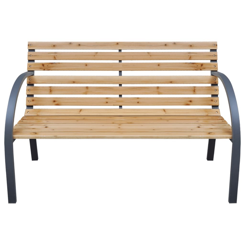 Garden Bench 112 cm Solid Wood Fir