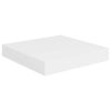 Floating Wall Shelves 4 pcs White 23×23.5×3.8 cm MDF