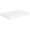 Floating Wall Shelves 2 pcs White 40x23x3.8 cm MDF
