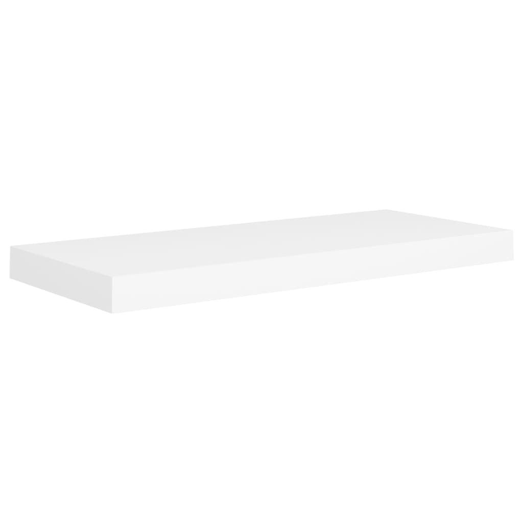 Floating Wall Shelves 4 pcs White 60×23.5×3.8 cm MDF