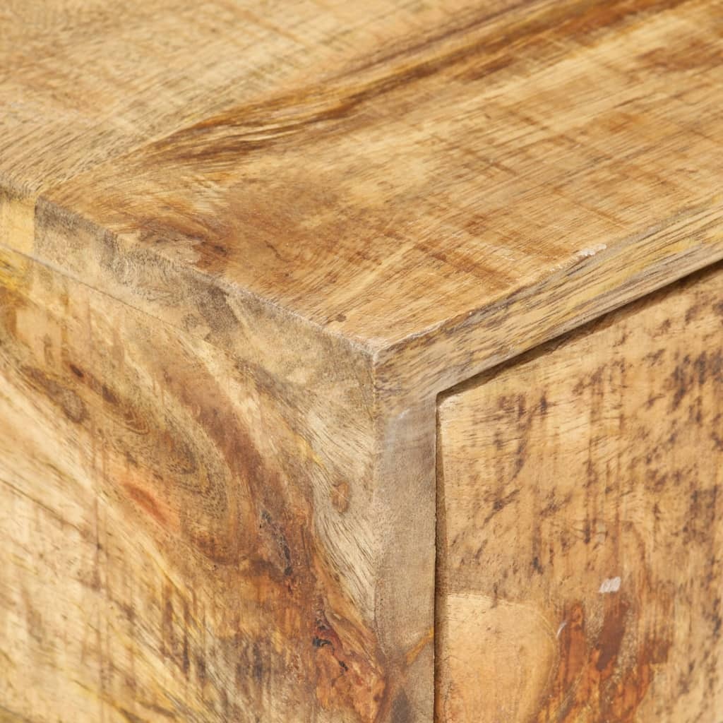 U-Shaped Side Table 45x30x61 cm Solid Wood Mango