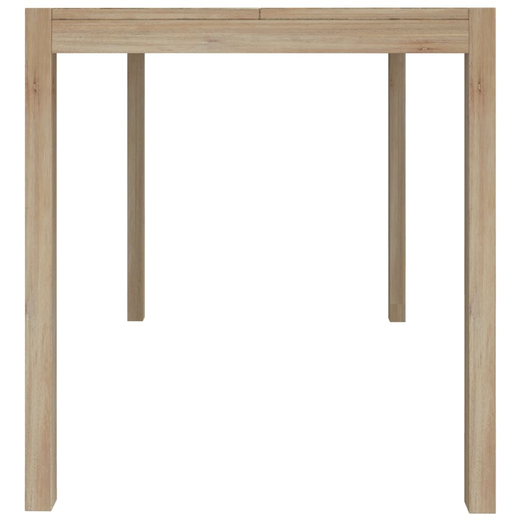 Dining Table 110x70x75 cm Solid Wood Acacia