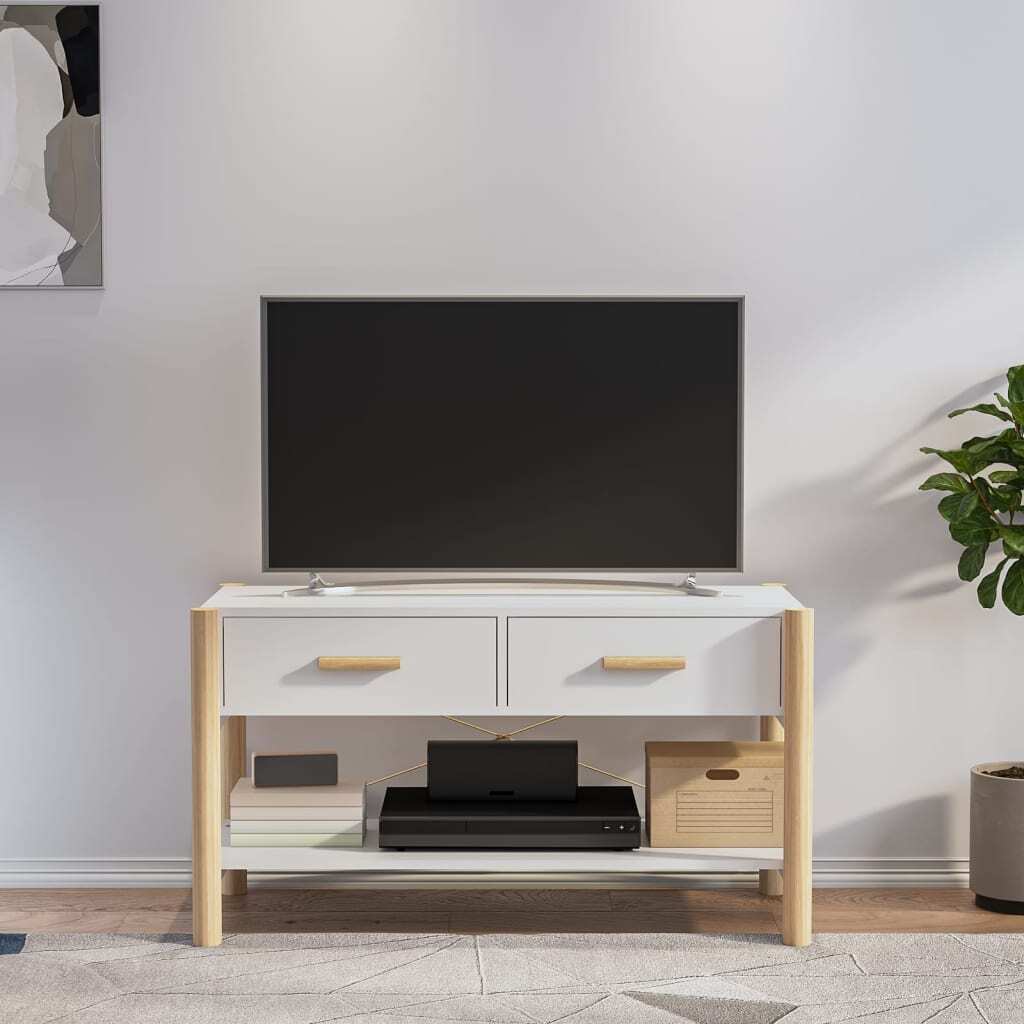 Estella TV Cabinet White 82x38x45 cm Engineered Wood