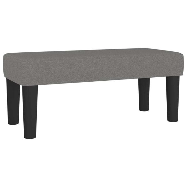 Bench Dark Grey Fabric