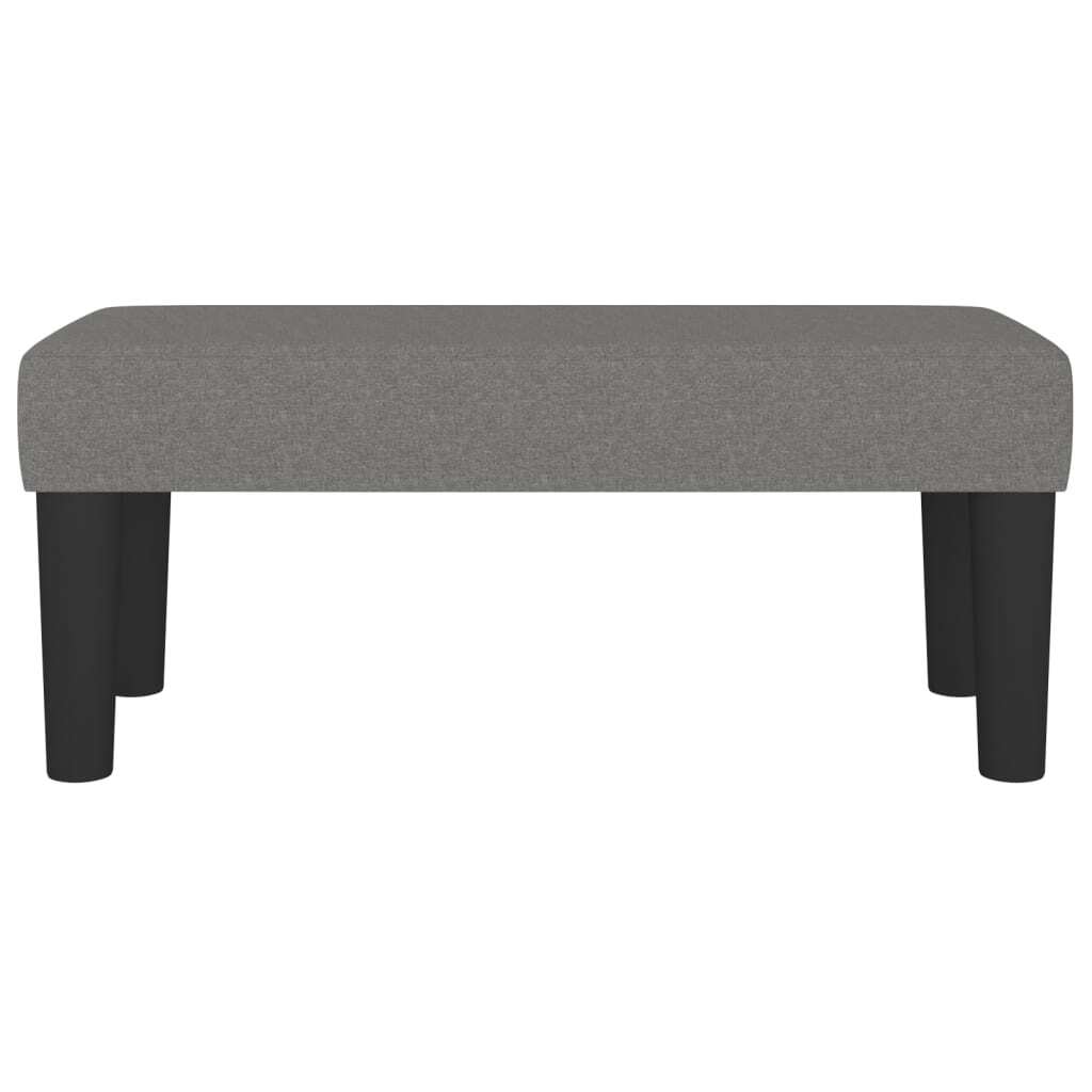 Bench Dark Grey 70x30x30 cm Fabric