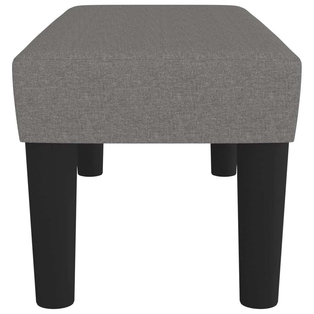 Bench Dark Grey 70x30x30 cm Fabric