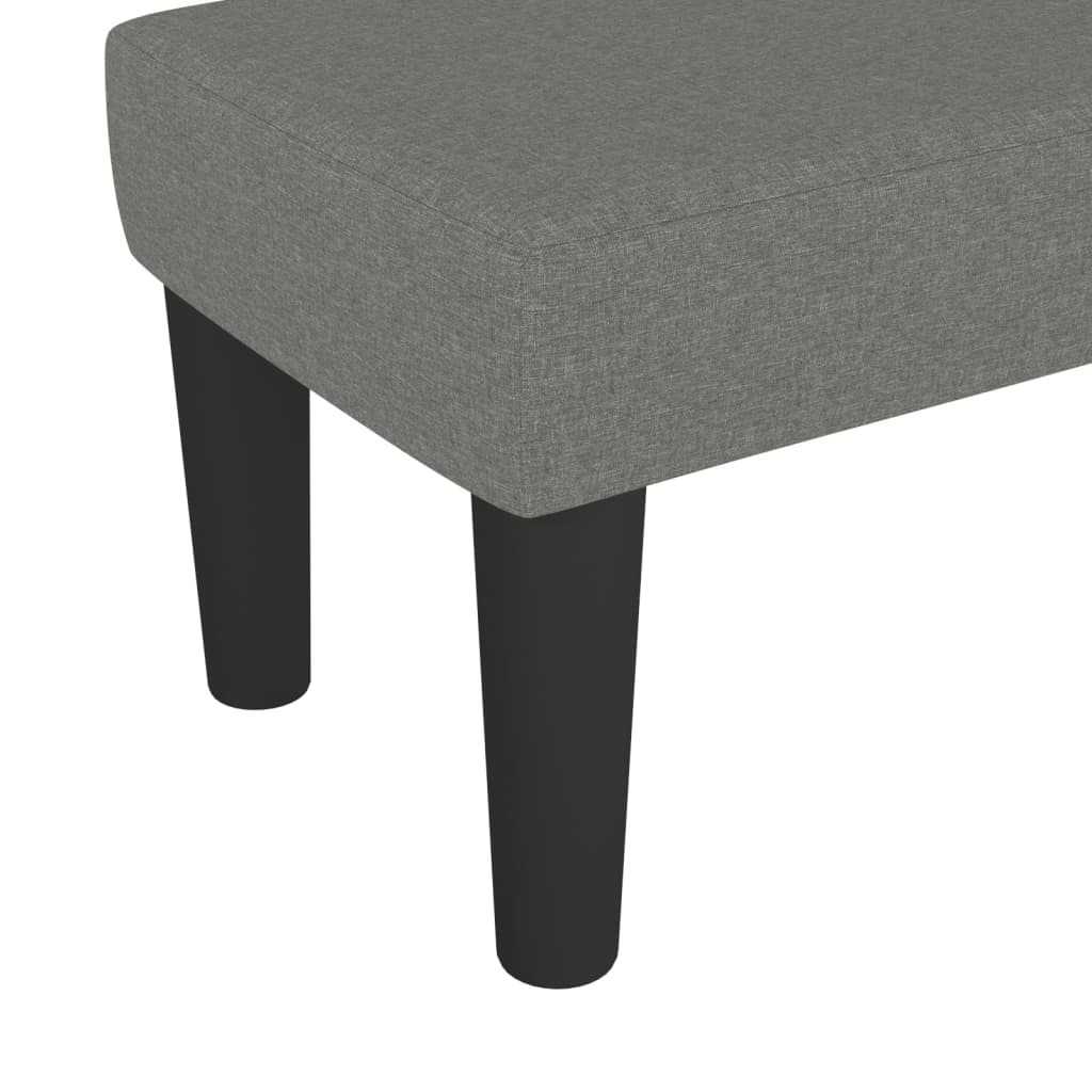 Bench Dark Grey 70x30x30 cm Fabric